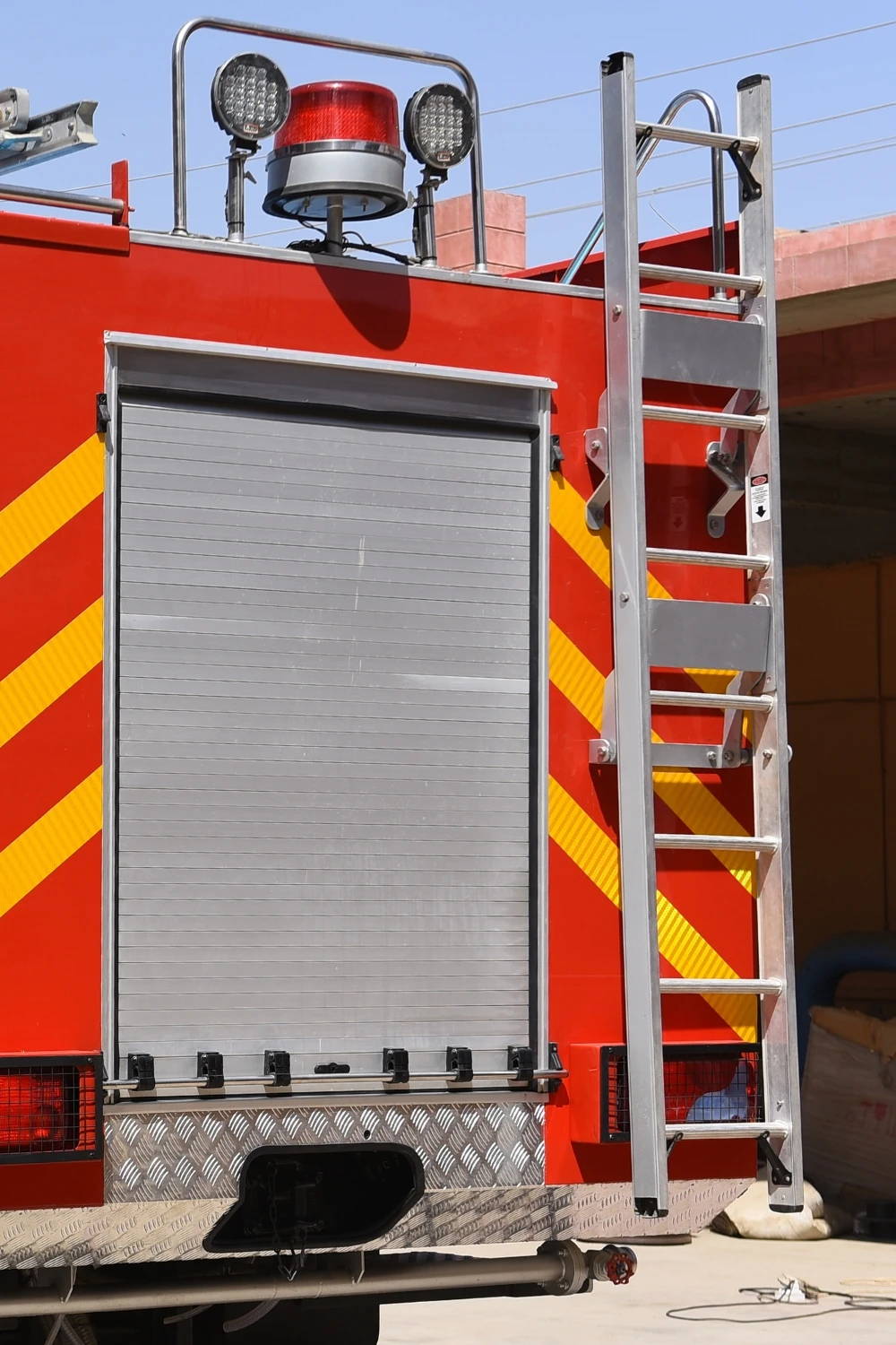 ARFF pump panel detail